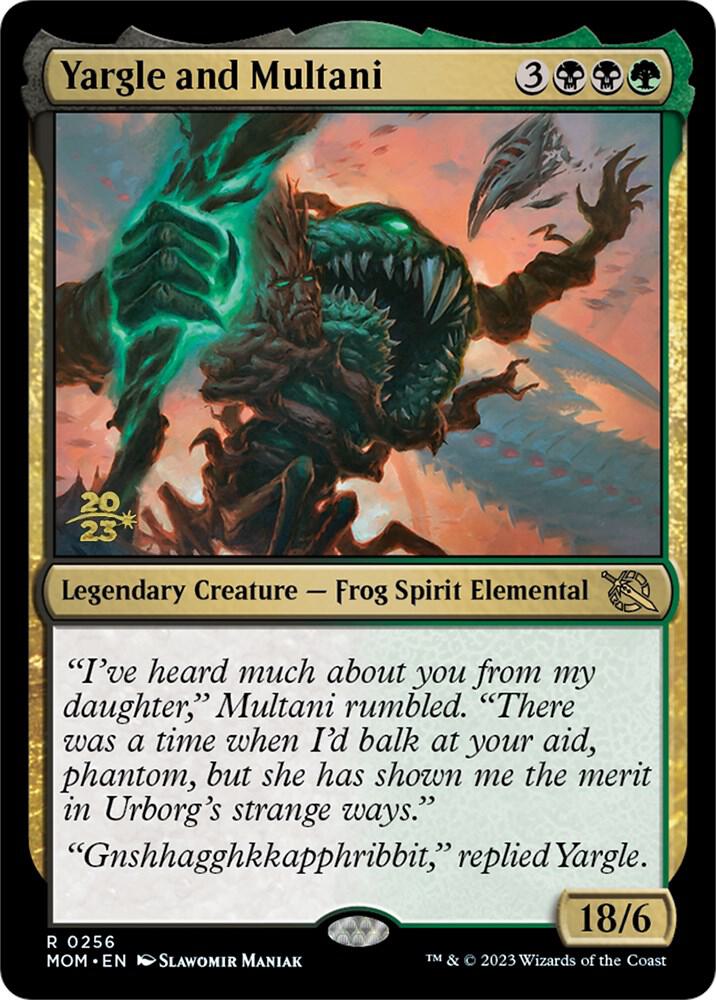 Yargle and Multani 256 (Prerelease Cards)  - Foil | Good Games Adelaide SA