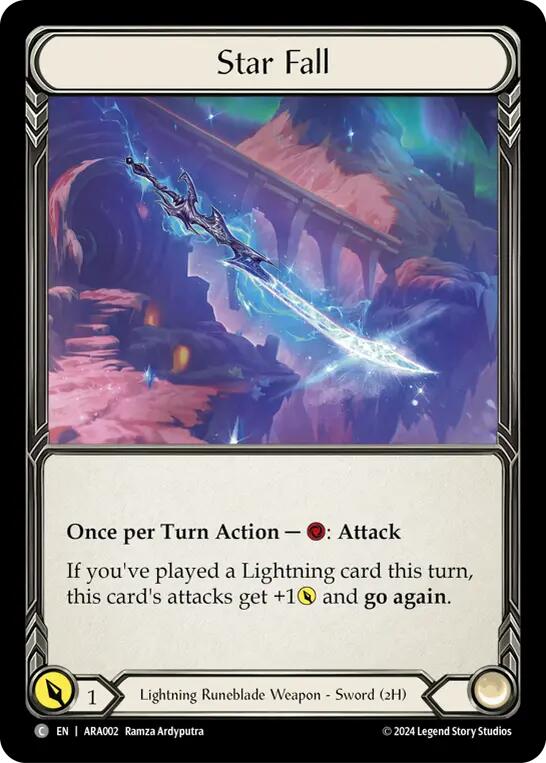 Star Fall [ARA002] (Rosetta Aurora Blitz Deck) | Good Games Adelaide SA