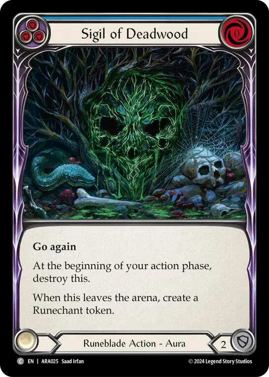 Sigil of Deadwood [ARA025] (Rosetta Aurora Blitz Deck) | Good Games Adelaide SA