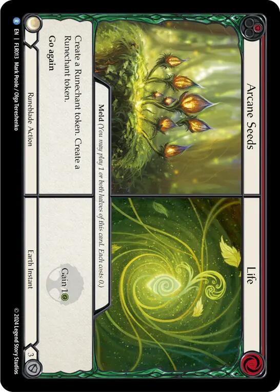 Arcane Seeds <> Life [FLR013] (Rosetta Florian Blitz Deck) | Good Games Adelaide SA