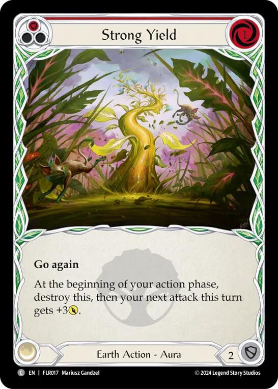Strong Yield (Red) [FLR017] (Rosetta Florian Blitz Deck) | Good Games Adelaide SA