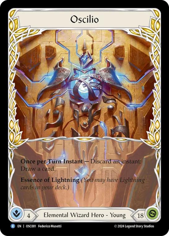 Oscilio [OSC001] (Rosetta Oscilio Blitz Deck)  Rainbow Foil | Good Games Adelaide SA