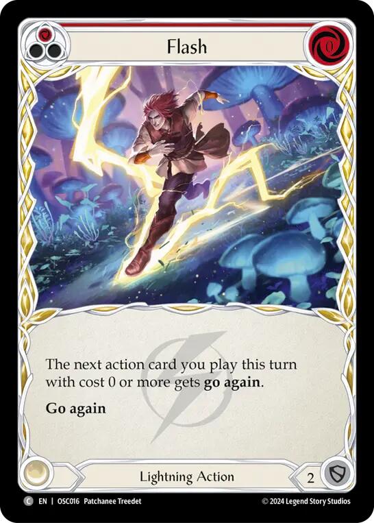 Flash (Red) [OSC016] (Rosetta Oscilio Blitz Deck) | Good Games Adelaide SA
