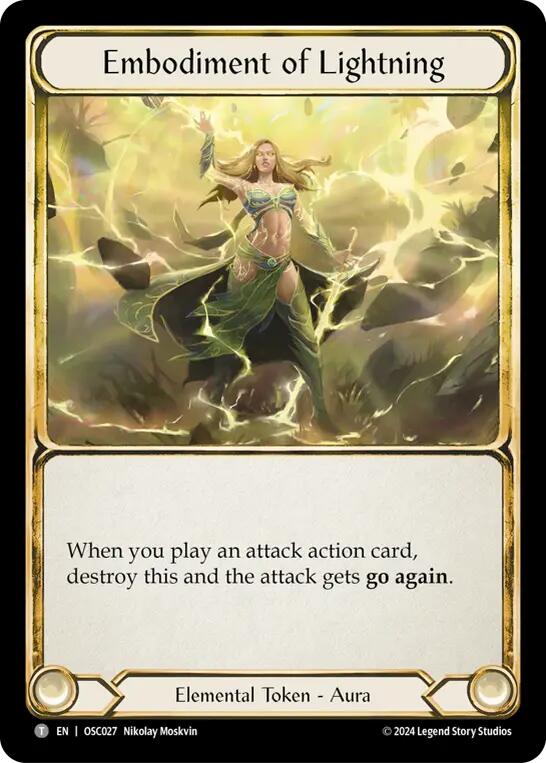 Embodiment of Lightning [OSC027] (Rosetta Oscilio Blitz Deck) | Good Games Adelaide SA