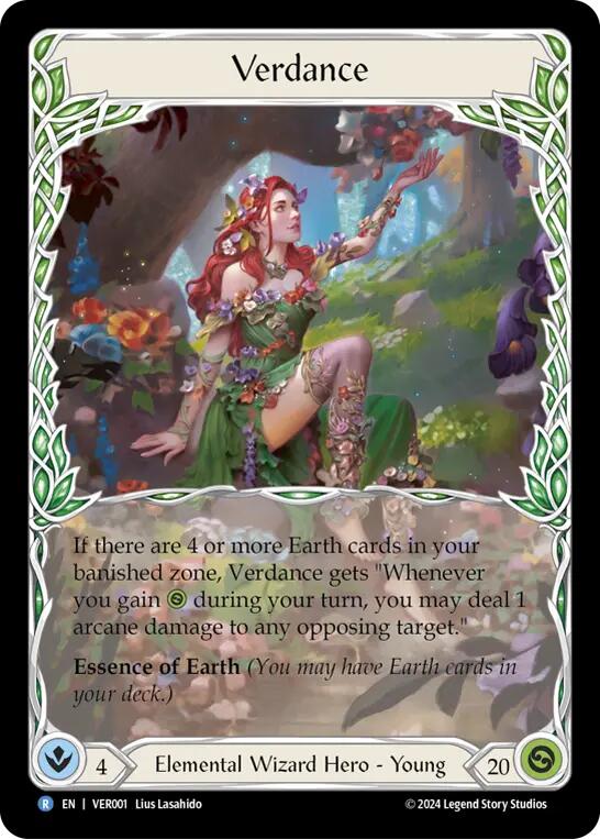 Verdance [VER001] (Rosetta Verdance Blitz Deck)  Rainbow Foil | Good Games Adelaide SA
