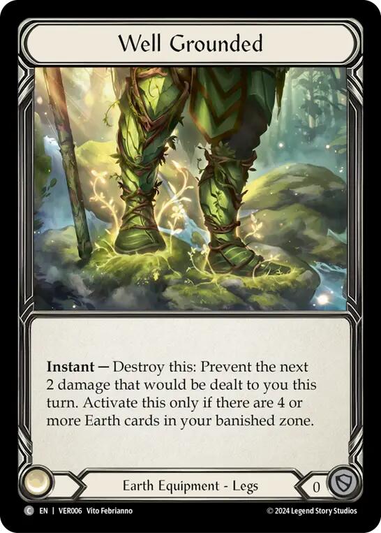 Well Grounded [VER006] (Rosetta Verdance Blitz Deck) | Good Games Adelaide SA