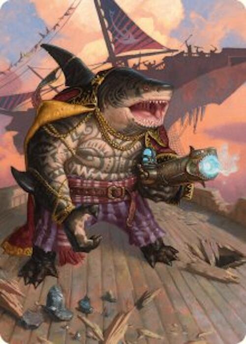 Captain Howler Sea Scourge Art Card 4 54 4 (Art Series: Aetherdrift)  | Good Games Adelaide SA