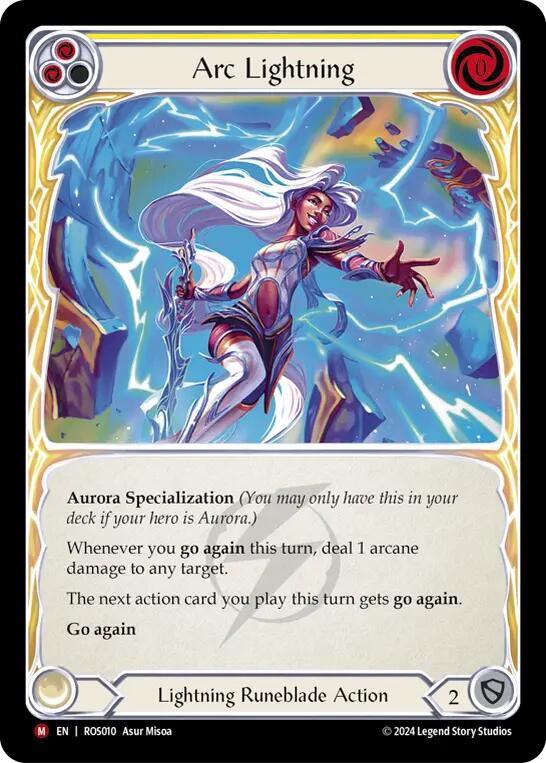 Arc Lightning [ROS010] (Rosetta)  Rainbow Foil | Good Games Adelaide SA