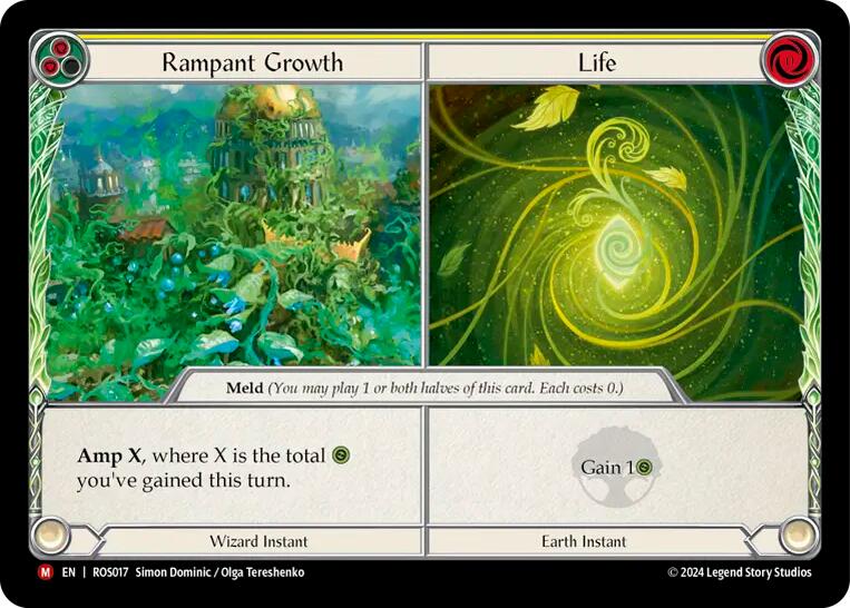 Rampant Growth // Life [ROS017] (Rosetta)  Rainbow Foil | Good Games Adelaide SA