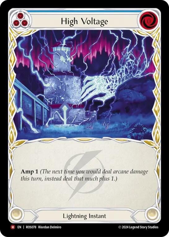 High Voltage [ROS078] (Rosetta)  Rainbow Foil | Good Games Adelaide SA