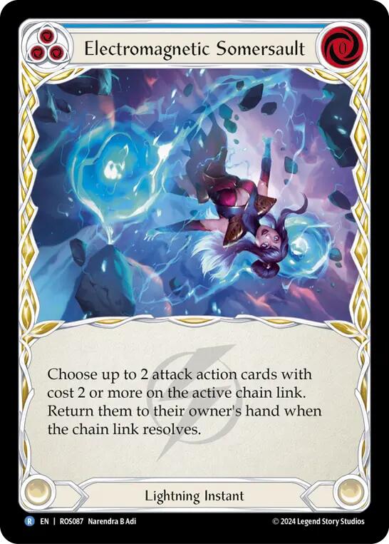 Electromagnetic Somersault (Blue) [ROS087] (Rosetta)  Rainbow Foil | Good Games Adelaide SA
