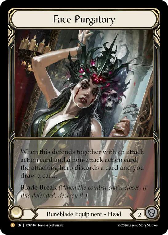 Face Purgatory (Extended Art) [ROS114] (Rosetta)  Cold Foil | Good Games Adelaide SA