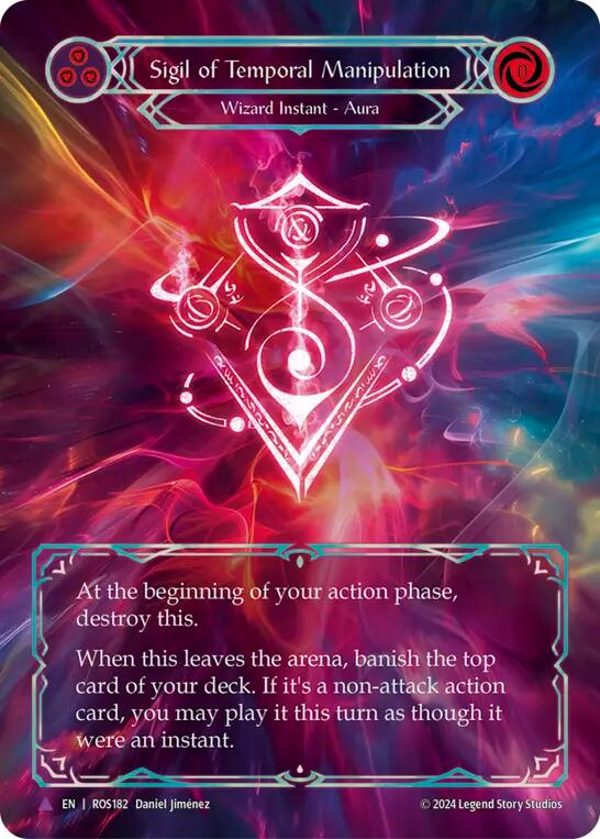 Sigil of Temporal Manipulation (Marvel) [ROS182] (Rosetta)  Cold Foil | Good Games Adelaide SA
