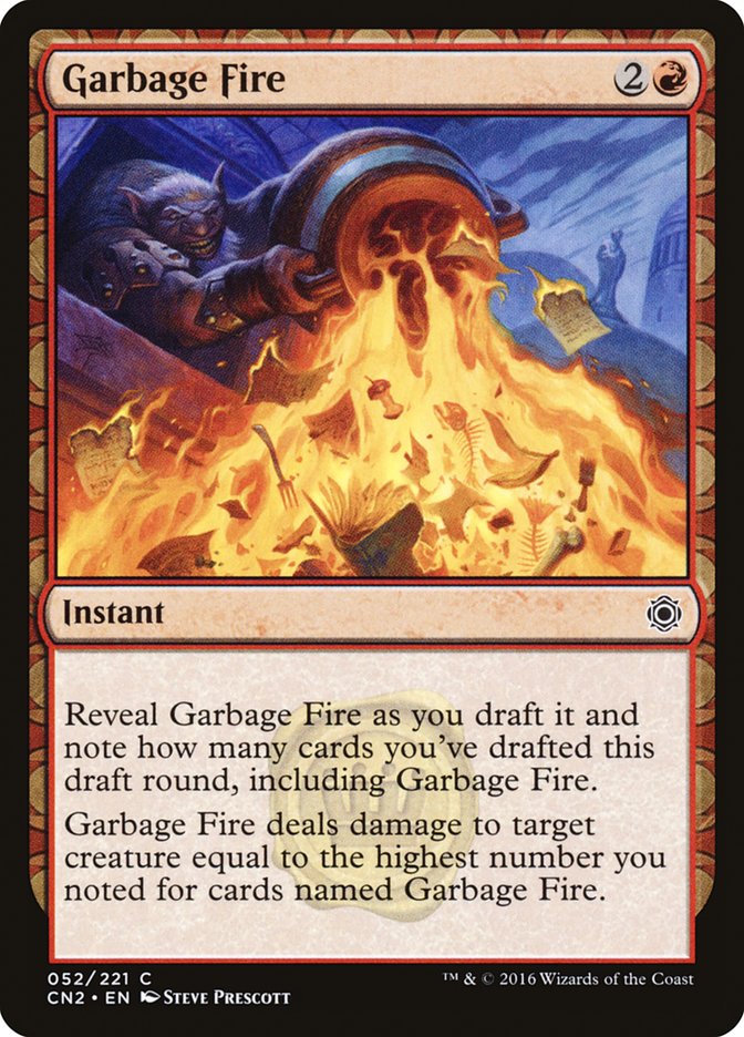 Garbage Fire 52 (Conspiracy: Take the Crown)  - Foil | Good Games Adelaide SA