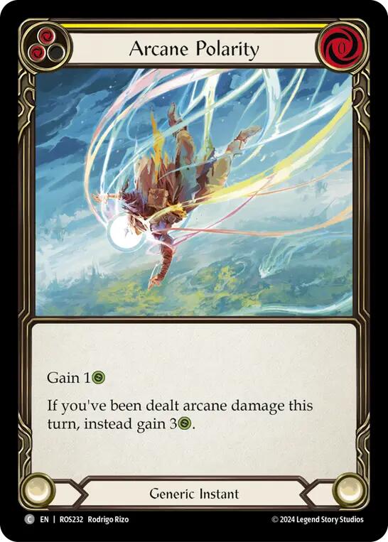 Arcane Polarity (Yellow) [ROS232] (Rosetta)  Rainbow Foil | Good Games Adelaide SA