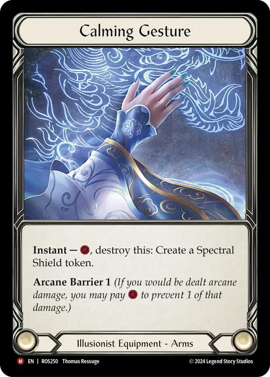 Calming Gesture [ROS250] (Rosetta)  Cold Foil | Good Games Adelaide SA