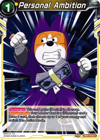 Personal Ambition (BT5-103) [Miraculous Revival] | Good Games Adelaide SA