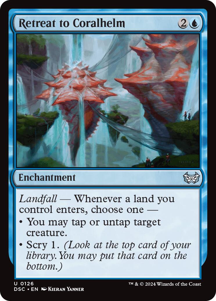 Retreat to Coralhelm [Duskmourn: House of Horror Commander] | Good Games Adelaide SA