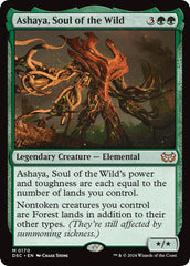 Ashaya, Soul of the Wild [Duskmourn: House of Horror Commander] | Good Games Adelaide SA