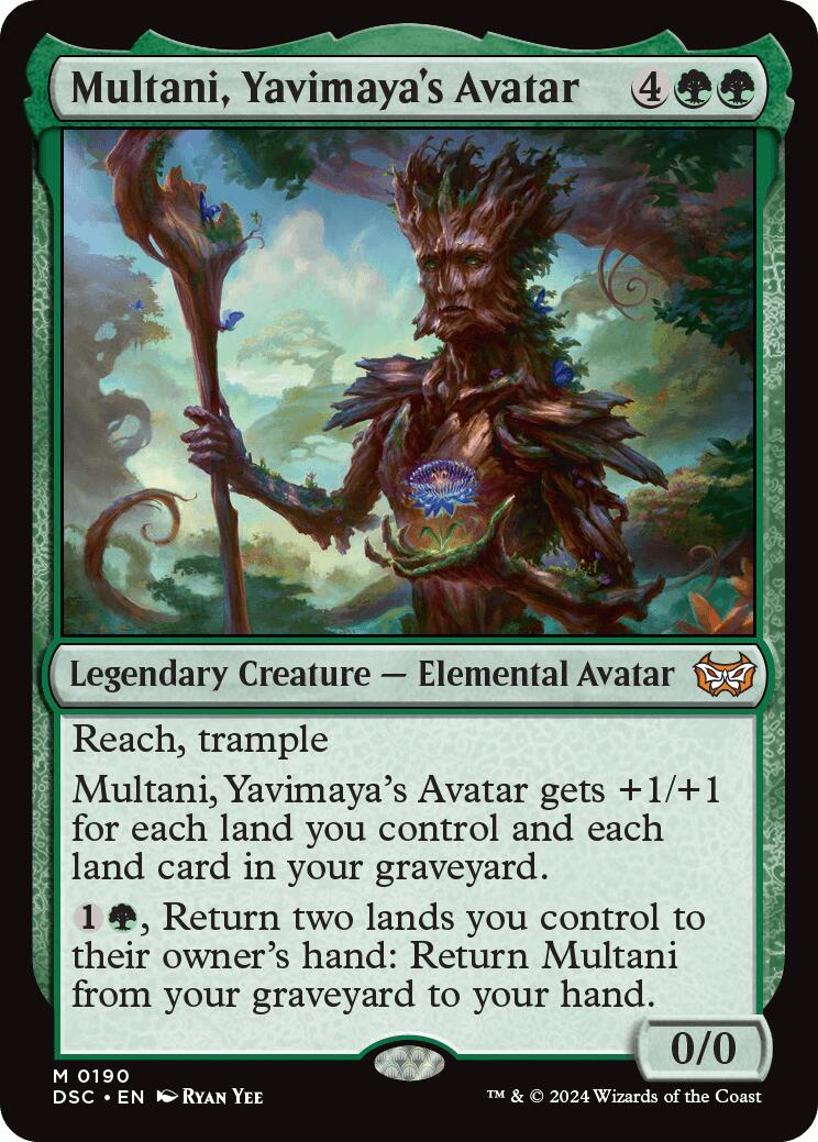 Multani, Yavimaya's Avatar [Duskmourn: House of Horror Commander] | Good Games Adelaide SA