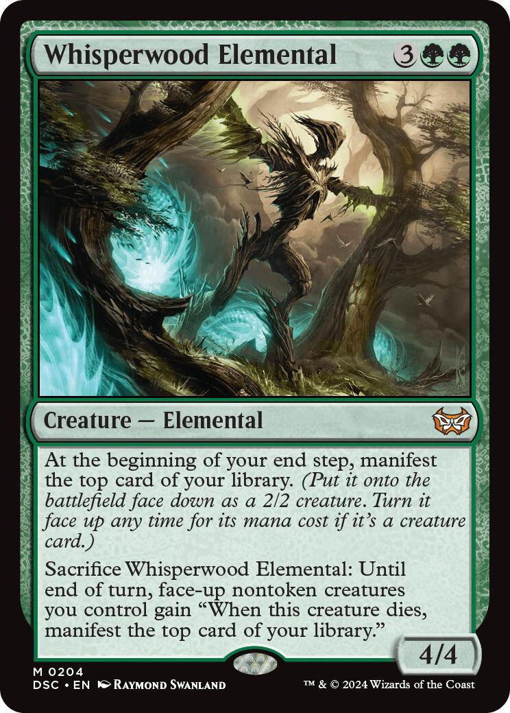 Whisperwood Elemental [Duskmourn: House of Horror Commander] | Good Games Adelaide SA