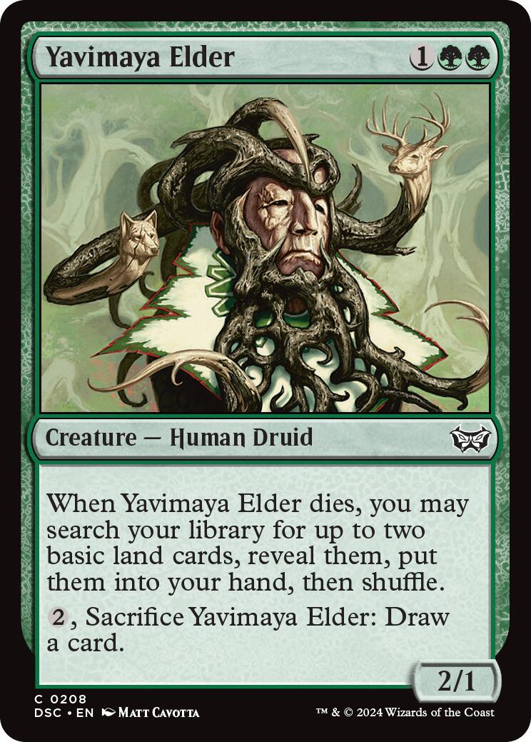 Yavimaya Elder [Duskmourn: House of Horror Commander] | Good Games Adelaide SA