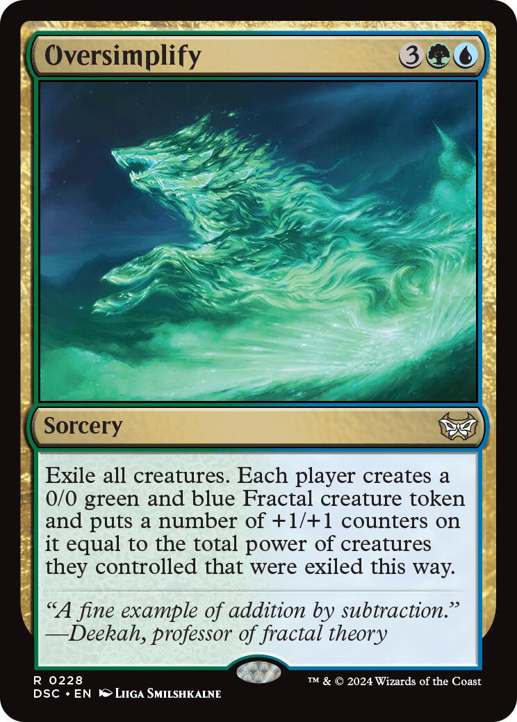 Oversimplify [Duskmourn: House of Horror Commander] | Good Games Adelaide SA