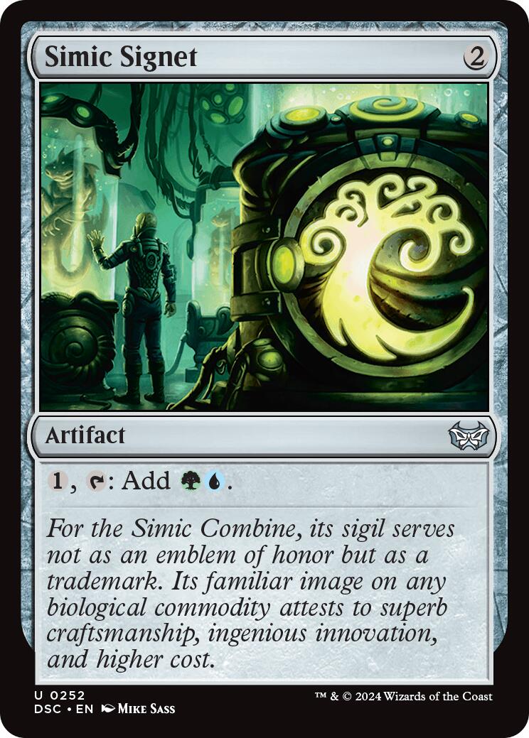 Simic Signet [Duskmourn: House of Horror Commander] | Good Games Adelaide SA