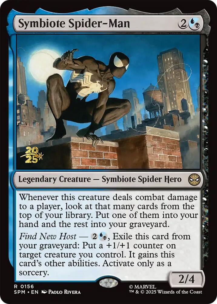 Symbiote Spider Man 156 (Prerelease Cards)  - Foil | Good Games Adelaide SA