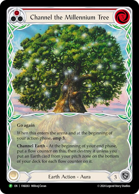 Channel the Millennium Tree [FAB263] (Promo)  Cold Foil | Good Games Adelaide SA