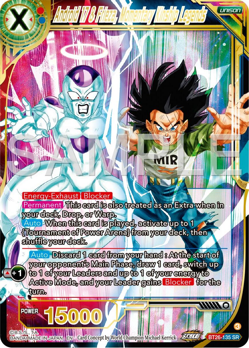 Android 17 & Frieza, Momentary Kinship Legends (BT26-135) [Ultimate Advent] | Good Games Adelaide SA