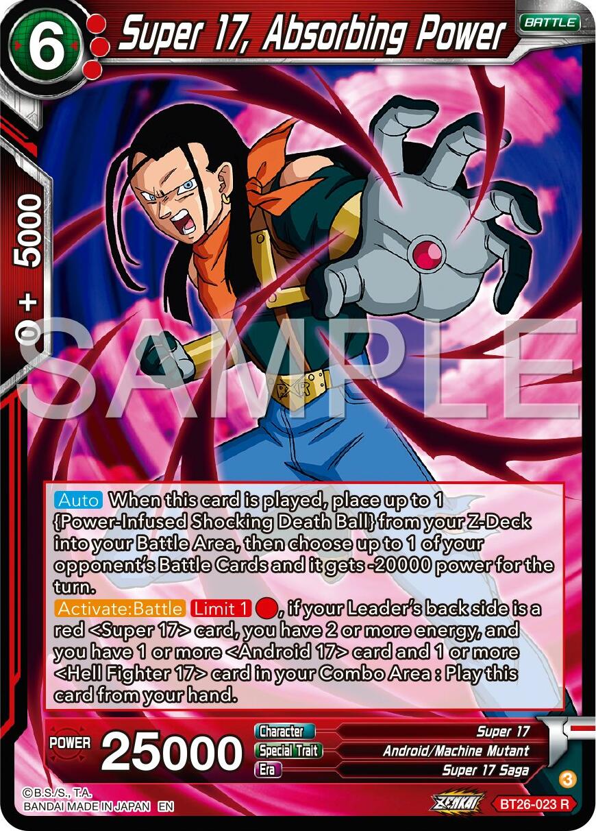 Super 17, Absorbing Power (BT26-023) [Ultimate Advent] | Good Games Adelaide SA