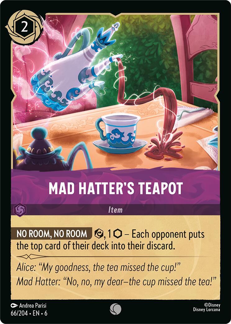 Mad Hatter's Teapot (66/204) [Azurite Sea] | Good Games Adelaide SA