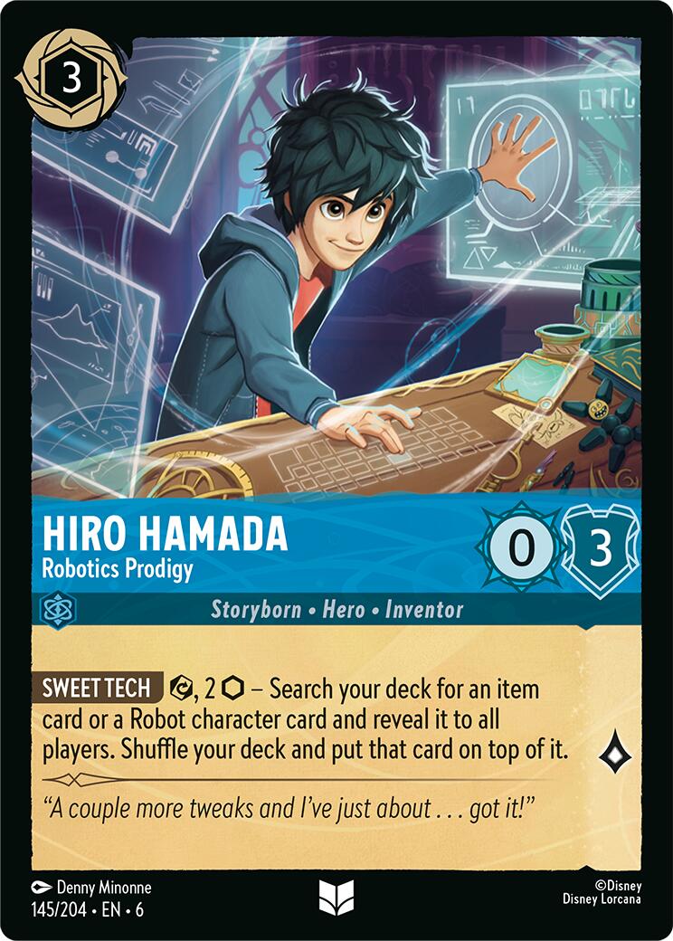 Hiro Hamada - Robotics Prodigy (145/204) [Azurite Sea] | Good Games Adelaide SA