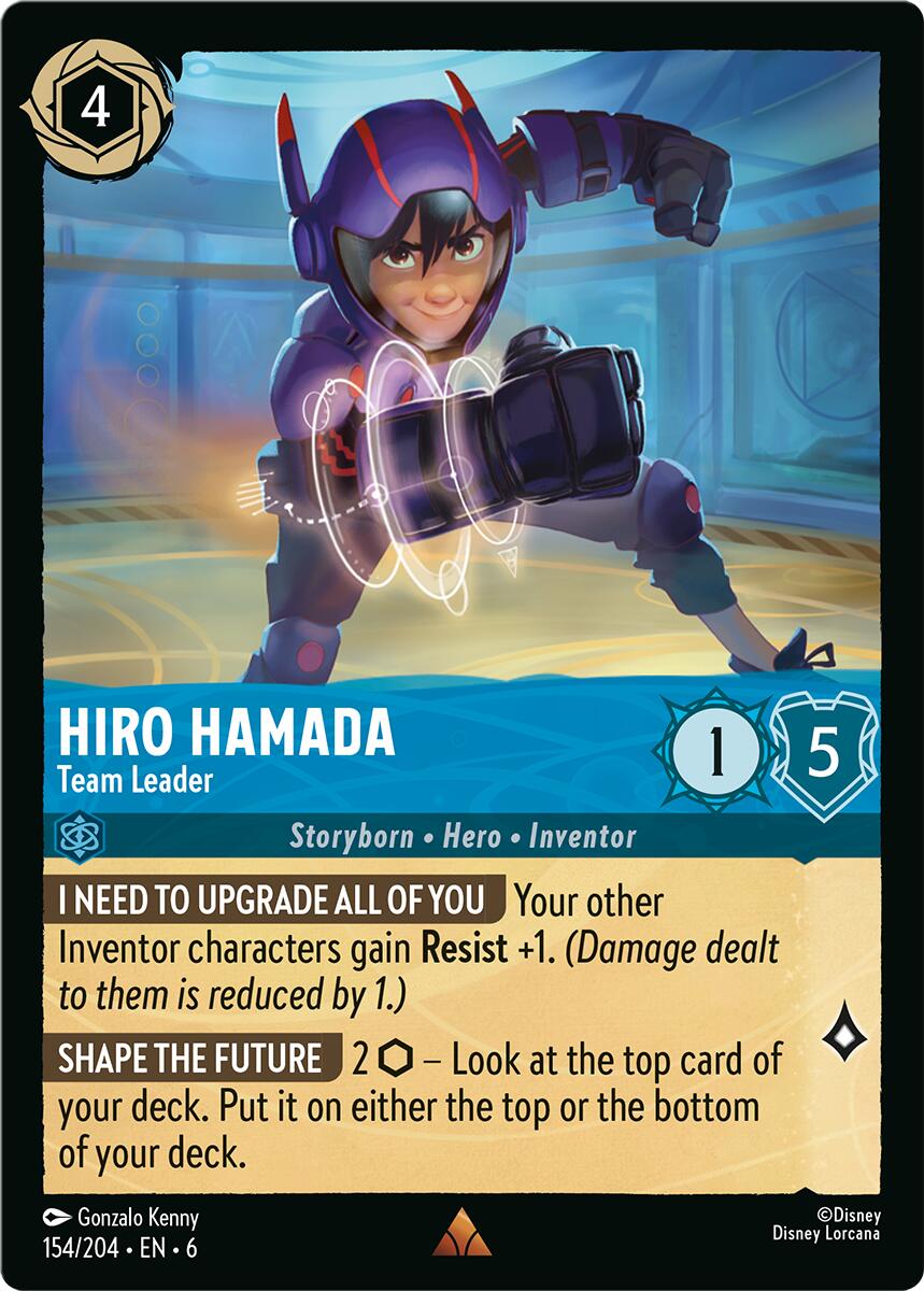 Hiro Hamada - Team Leader (154/204) [Azurite Sea] | Good Games Adelaide SA