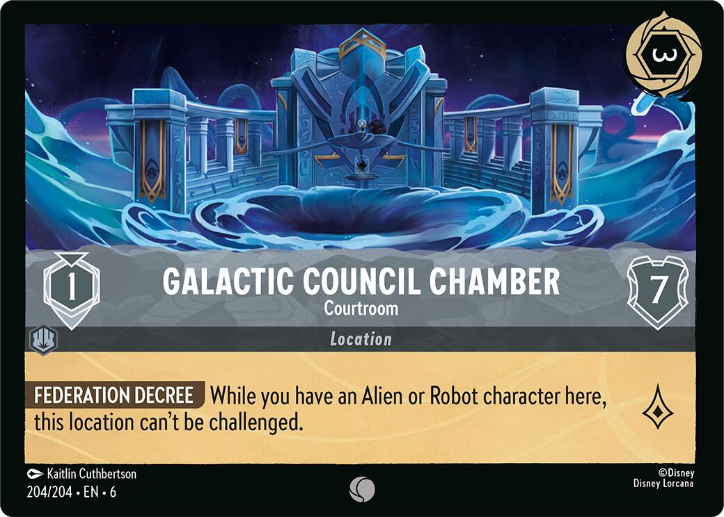 Galactic Council Chamber - Courtroom (204/204) [Azurite Sea] | Good Games Adelaide SA