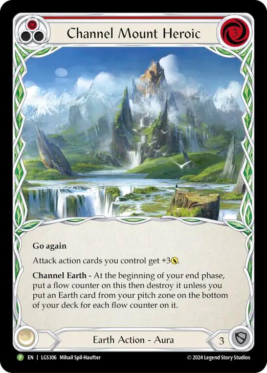 Channel Mount Heroic [LGS306] (Promo)  Cold Foil | Good Games Adelaide SA