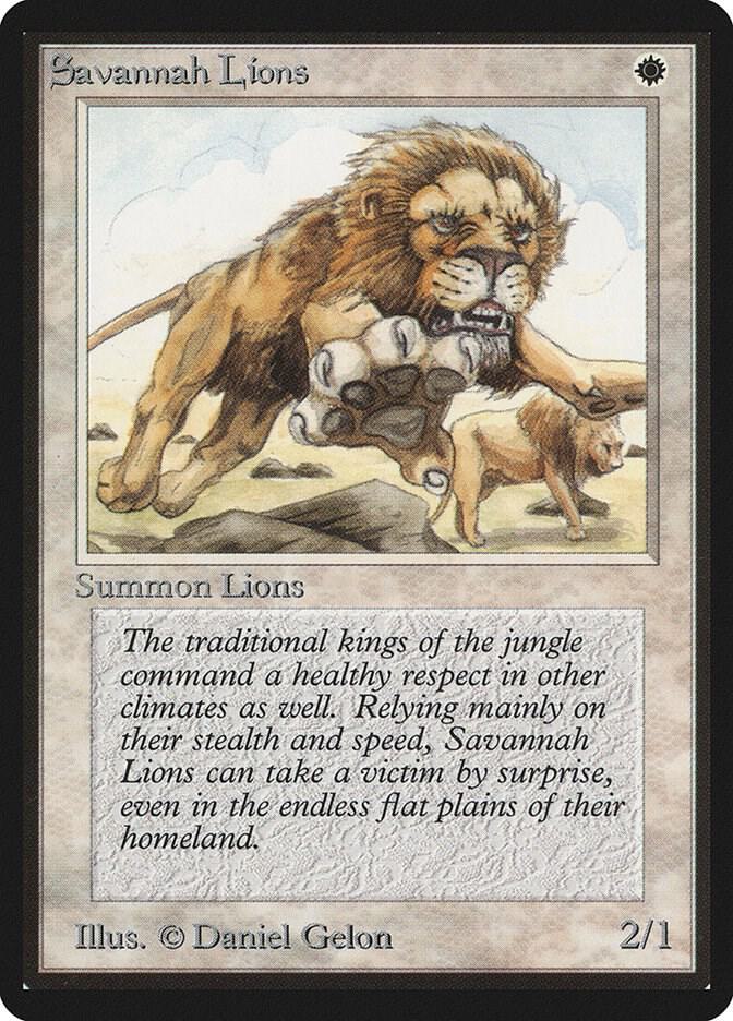 Savannah Lions 39/302 (Beta Edition)  | Good Games Adelaide SA