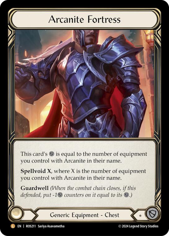 Arcanite Fortress [ROS211] (Rosetta)  Rainbow Foil | Good Games Adelaide SA
