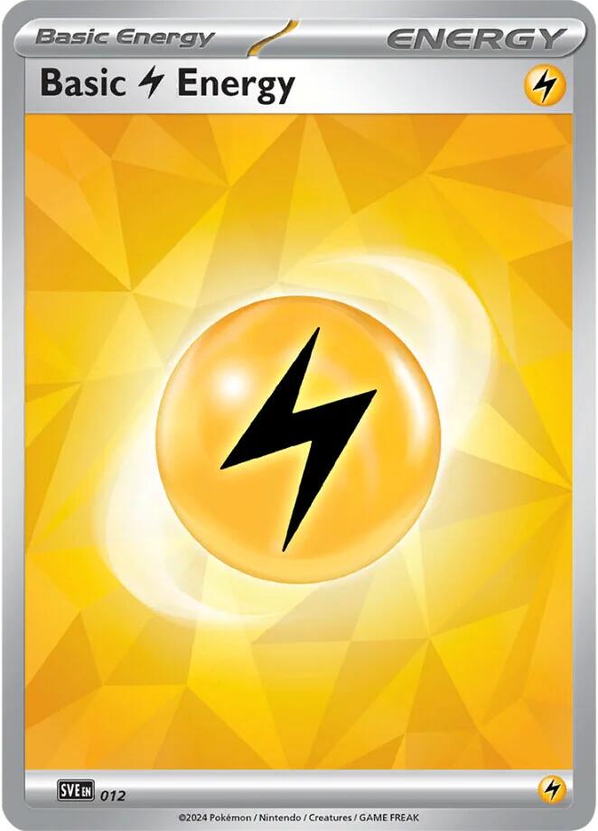 Basic Lightning Energy (012)(Holo) [Scarlet & Violet: Stellar Crown] | Good Games Adelaide SA