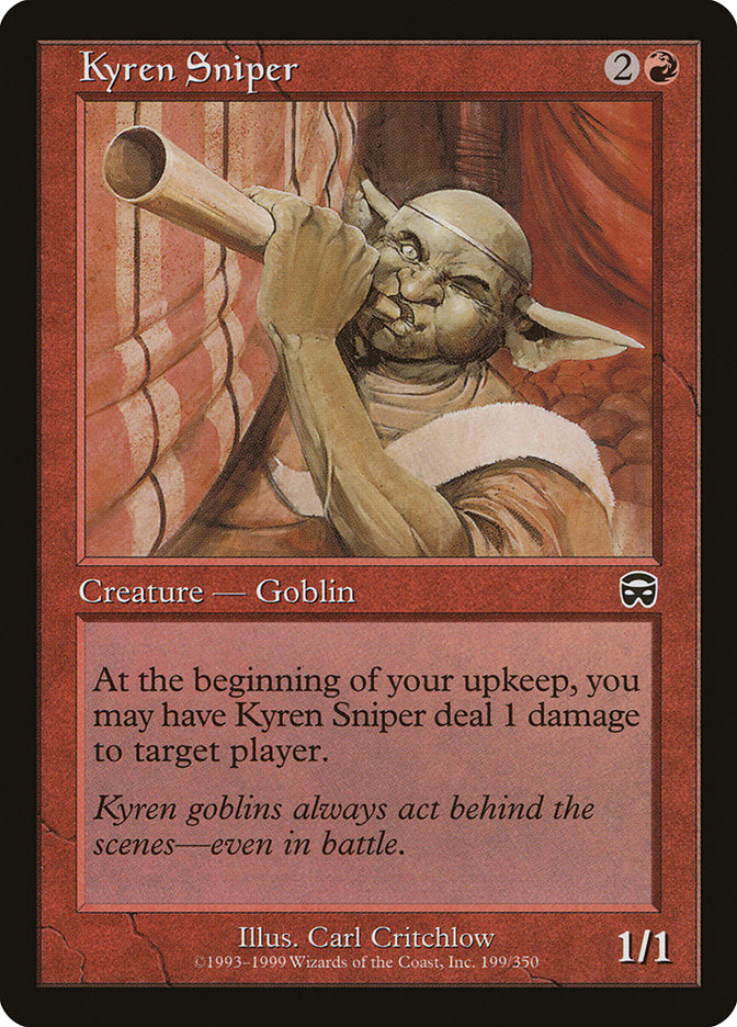 Kyren Sniper 199 (Mercadian Masques)  - Foil | Good Games Adelaide SA