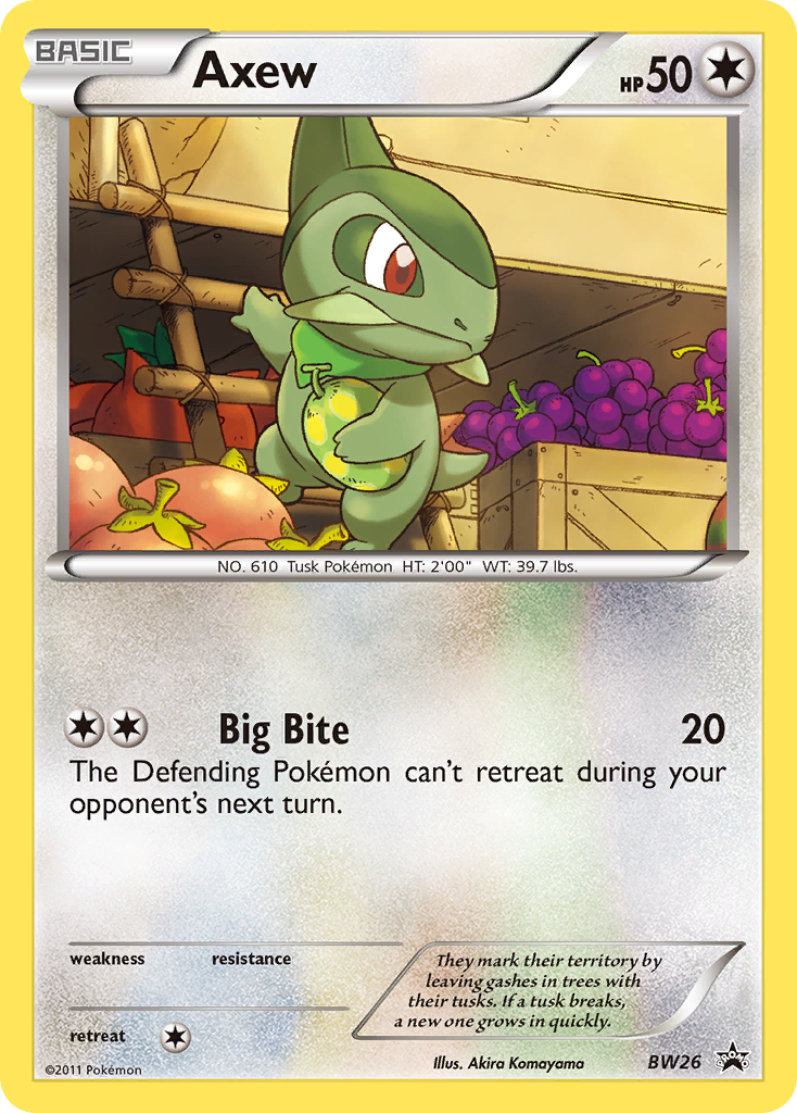Axew (BW26) [Black & White: Black Star Promos] | Good Games Adelaide SA