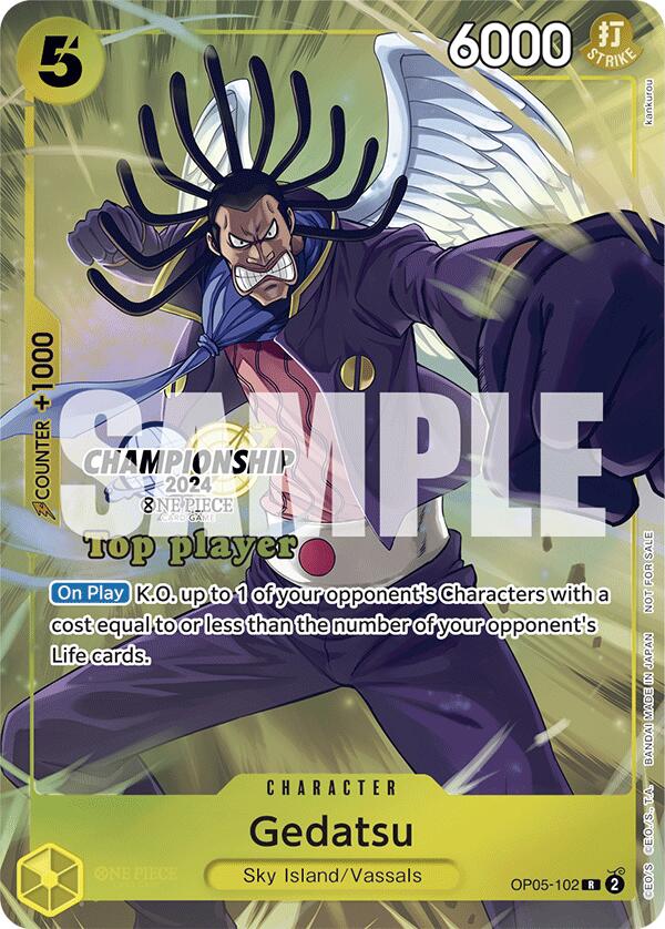 Gedatsu (Championship 2024 Top Player Pack) [One Piece Promotion Cards] | Good Games Adelaide SA