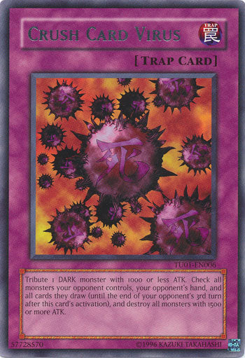 Crush Card Virus [TU01-EN006] Rare | Good Games Adelaide SA