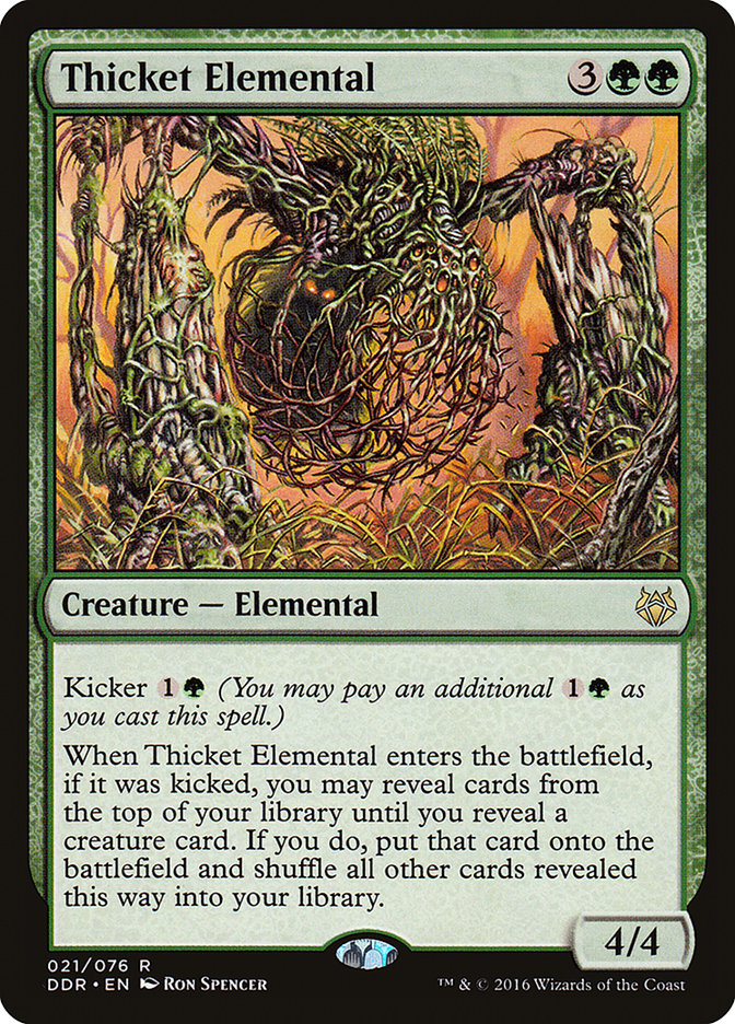 Thicket Elemental 21 (Duel Decks: Nissa vs. Ob Nixilis)  | Good Games Adelaide SA