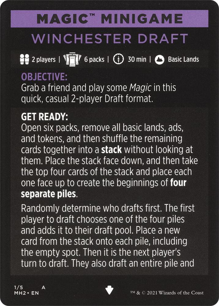 Magic Minigame Winchester Draft 1 (Modern Horizons 2)  | Good Games Adelaide SA