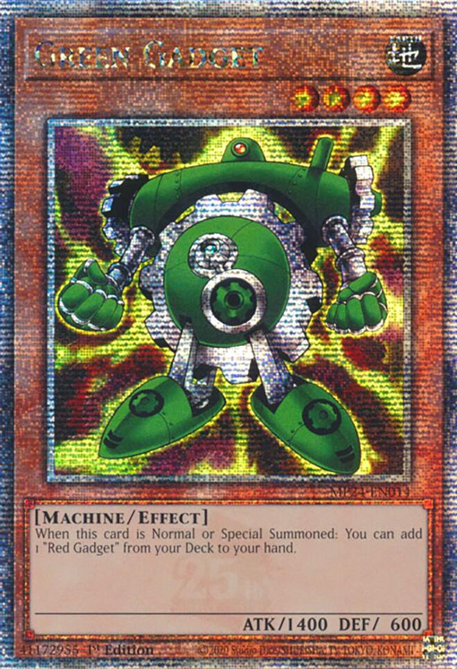Green Gadget [MP24-EN014] Quarter Century Secret Rare | Good Games Adelaide SA