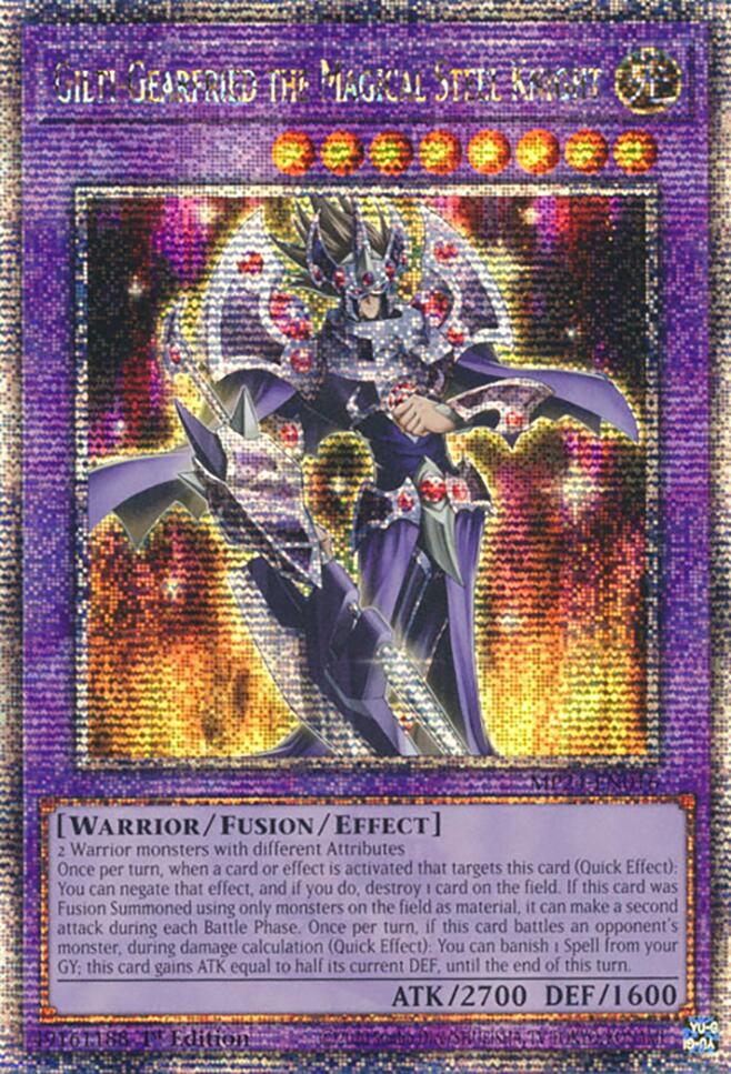 Gilti-Gearfried the Magical Steel Knight [MP24-EN016] Quarter Century Secret Rare | Good Games Adelaide SA
