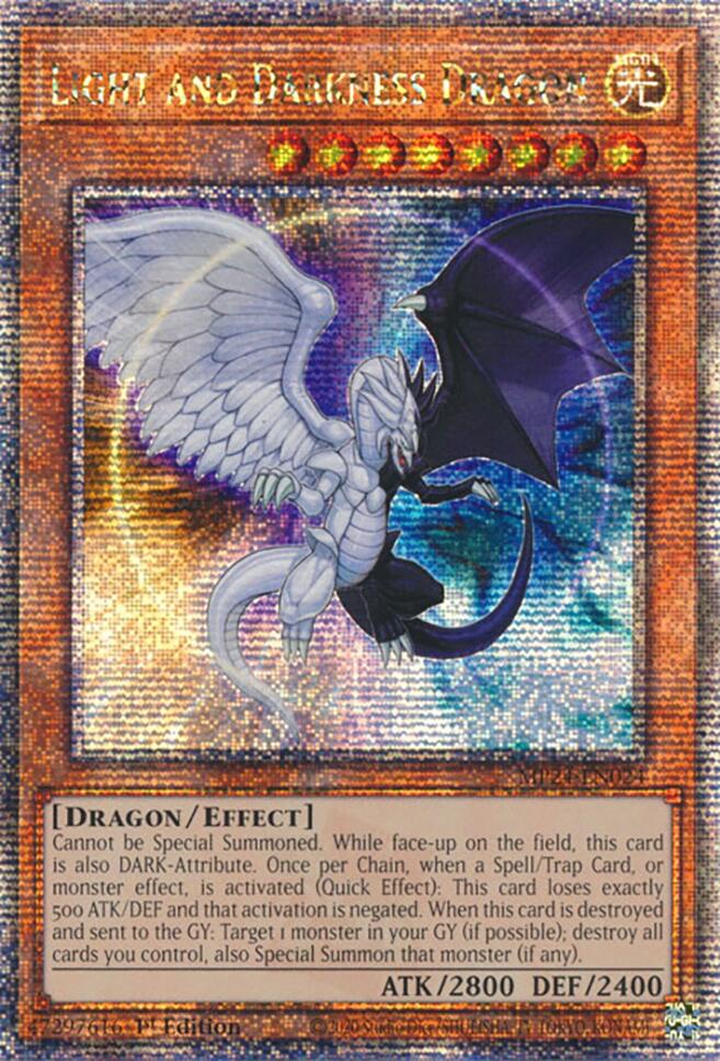 Light and Darkness Dragon [MP24-EN024] Quarter Century Secret Rare | Good Games Adelaide SA
