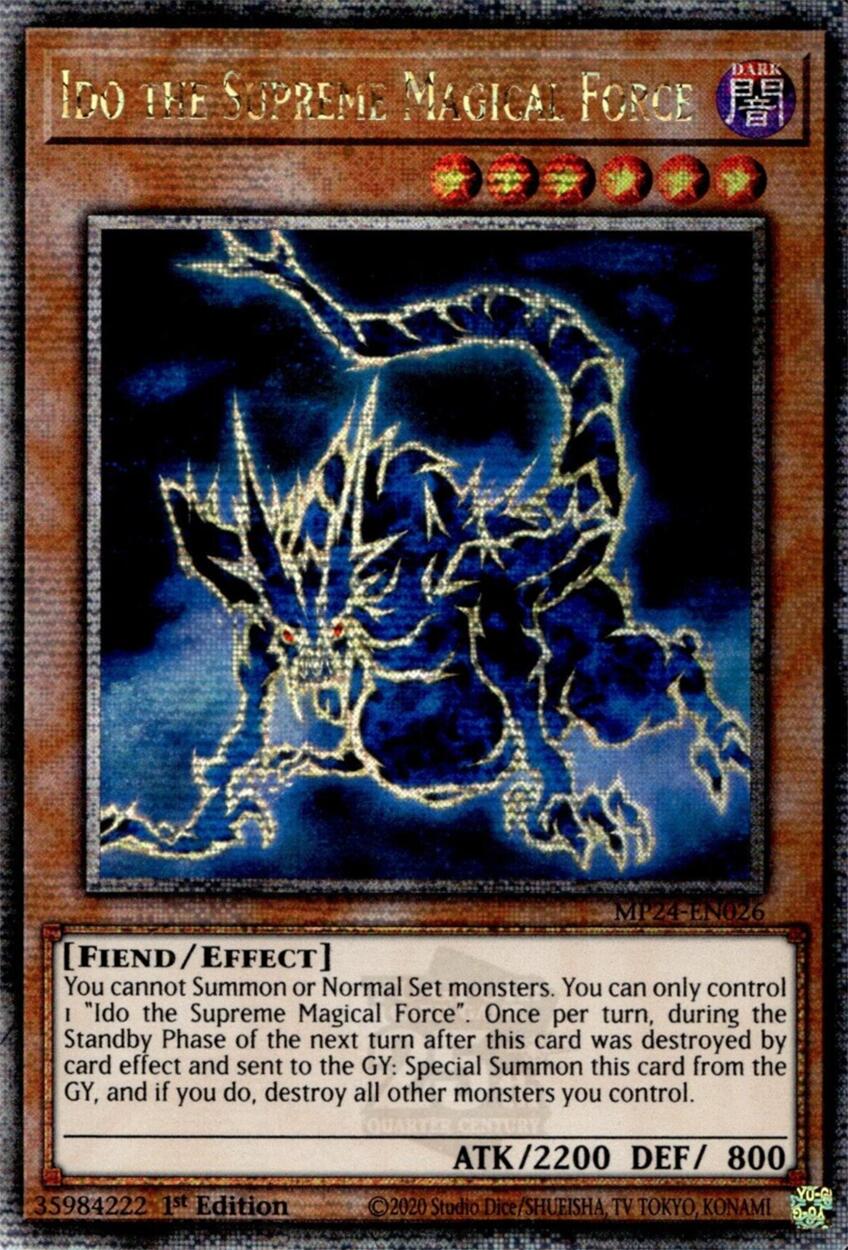 Ido the Supreme Magical Force [MP24-EN026] Quarter Century Secret Rare | Good Games Adelaide SA